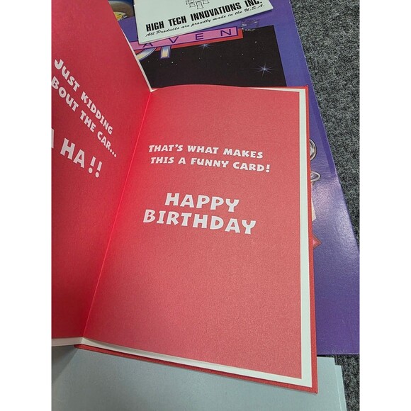 Vintage Corvette Ephemera Lot 1992 Calendar, Brochures & Cards USA - Picture 3 of 10